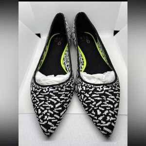 Black & White Patterned Women's Shoes